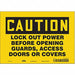 Safety Sign 7 inx10 in Vinyl