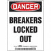 K0127 Safety Sign 10 inx14 in Magnetic Vinyl