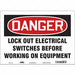 Safety Sign 10 inx14 in Vinyl