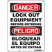 Safety Sign 14 inx10 in Aluminum