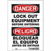Safety Sign 10 inx7 in Vinyl