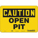 Safety Sign 7 inx10 in Polyethylene