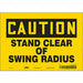 Safety Sign 7 in x 10 in Vinyl