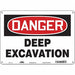 Safety Sign 10 inx14 in Polyethylene