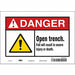Safety Sign 7 inx10 in Vinyl