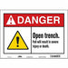 Safety Sign 10 in x 14 in Vinyl