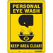 Safety Sign 14 in x 10 in Aluminum