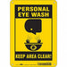 Safety Sign 10 in x 7 in Polyethylene