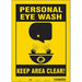 Safety Sign 14 in x 10 in Vinyl