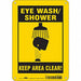 Safety Sign 10 in x 7 in Aluminum