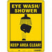 Safety Sign 14 in x 10 in Aluminum