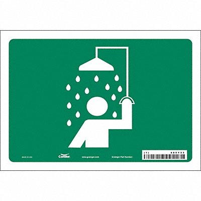 Safety Sign 7 in x 10 in Vinyl