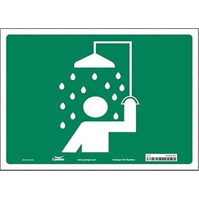 Safety Sign 10 in x 14 in Vinyl