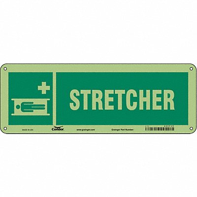 Safety Sign 5 in x 14 in Polyethylene