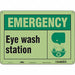 Safety Sign 10 inx14 in Polyethylene