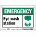 Safety Sign 5 in x 7 in Polyethylene