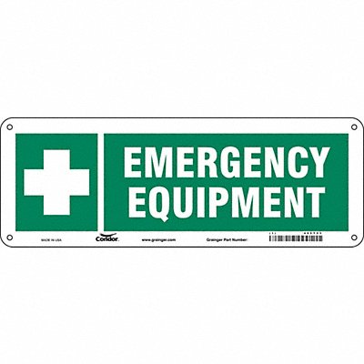 Safety Sign 5 in x 14 in Polyethylene