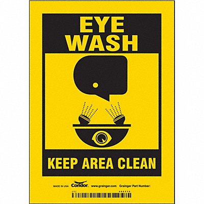 Safety Sign 7 in x 5 in Vinyl