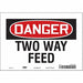 Safety Sign 7 in x 10 in Vinyl