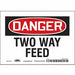 Safety Sign 5 in x 7 in Vinyl