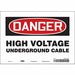 Safety Sign 7 inx10 in Vinyl