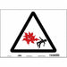 Safety Sign 10 in x 14 in Vinyl