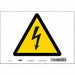 Safety Sign 7 inx10 in Vinyl