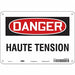 Safety Sign 7 in x 10 in Polyethylene