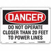 Safety Sign 10 in x 14 in Aluminum