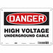 Electrical Sign 7 in x 10 in Aluminum