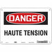Safety Sign 7 in x 10 in Aluminum