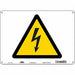Safety Sign 10 in x 14 in Aluminum