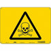 Safety Sign 10 in x 14 in Polyethylene