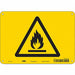 Safety Sign 7 inx10 in Polyethylene