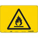 Safety Sign 10 inx14 in Polyethylene