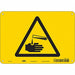 Safety Sign 7 inx10 in Polyethylene