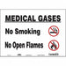 J8166 Safety Sign 10 inx14 in Vinyl