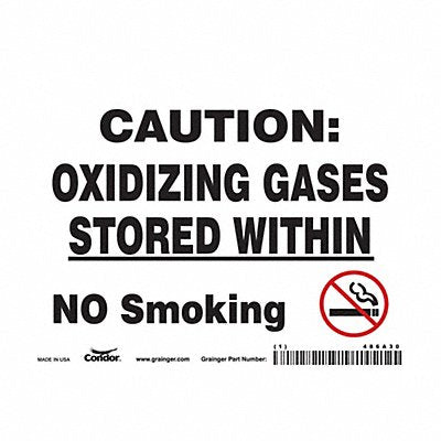 Safety Sign 5 inx7 in Vinyl