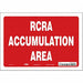Safety Sign 7 in x 10 in Vinyl