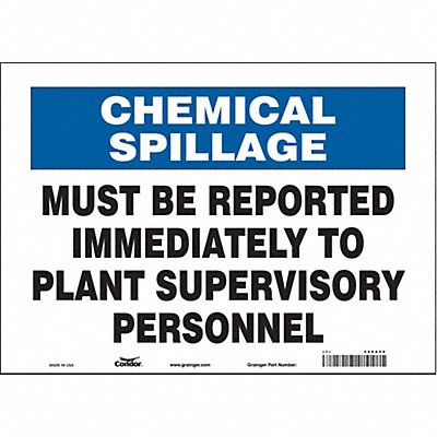 Safety Sign 10 inx14 in Vinyl