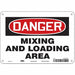 Safety Sign 7 in x 10 in Aluminum