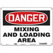 Safety Sign 10 in x 14 in Aluminum