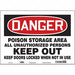 Safety Sign 10 in x 14 in Vinyl