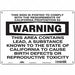 J8488 Safety Sign 10 inx14 in Aluminum