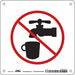 Safety Sign 7 in x 7 in Aluminum