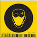 Safety Sign 2.25in x 2.25in Vinyl