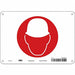 Safety Sign 7 in x 10 in Aluminum