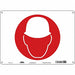 Safety Sign 10 in x 14 in Aluminum
