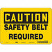 Safety Sign 7 in x 10 in Aluminum