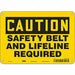 Safety Sign 7 in x 10 in Aluminum